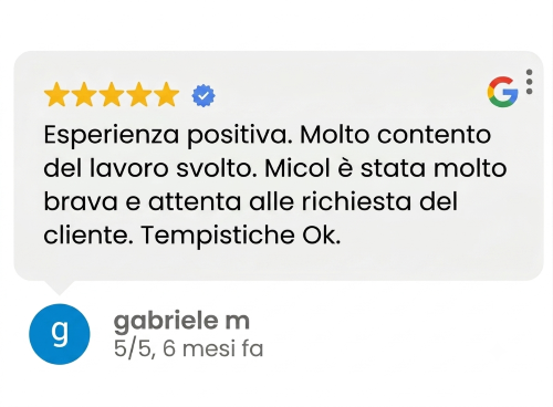 recensione 5 stelle di un servizio funebre realizzato da Certosa Marmi