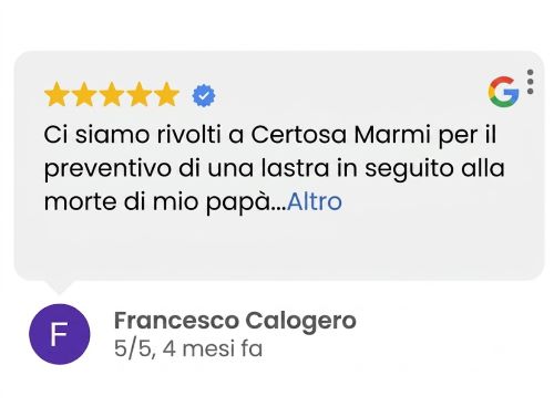 Opinioni delle famiglie e recensioni sull'impresa funebre Musocco a Milano"