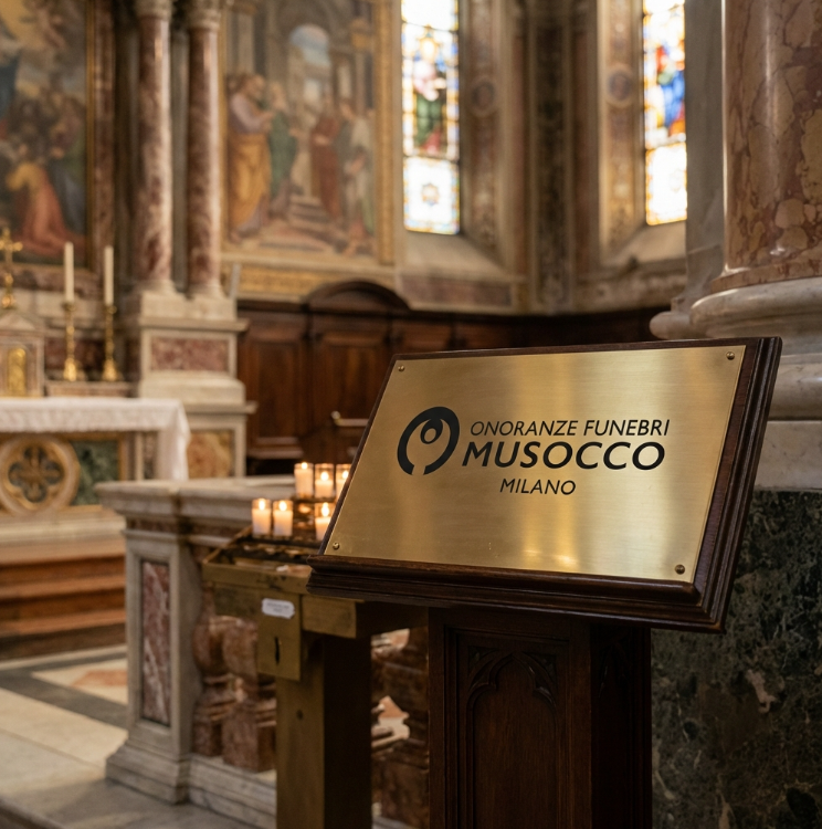 Sede e uffici della ditta Onoranze Funebri Musocco per l'organizzazione di servizi funebri a Milano