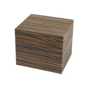 Urna cineraria cubo in scuro, per la conservazione delle ceneri - Onoranze Funebri Musocco