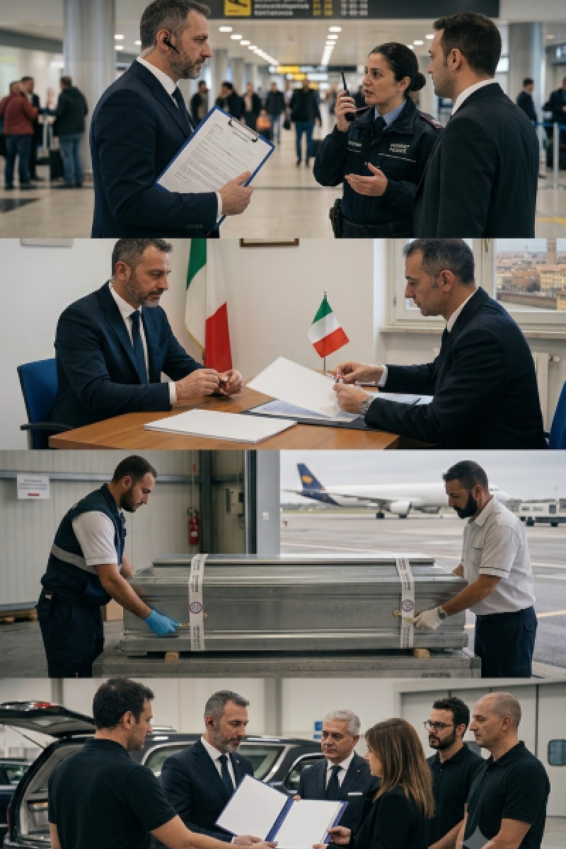 Servizio di rimpatrio salme internazionale e assistenza per decessi all'estero - Onoranze Funebri Musocco Milano
